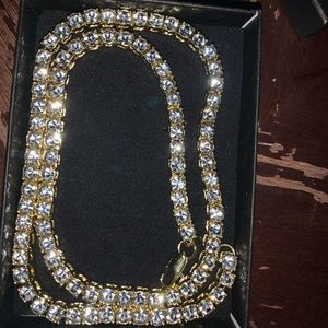 CZ Stone Iced out tennis chain